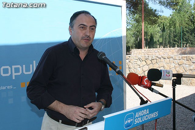 El portavoz del Grupo Municipal Popular, José Antonio Valverde Reina, en una foto de archivo / Totana.com