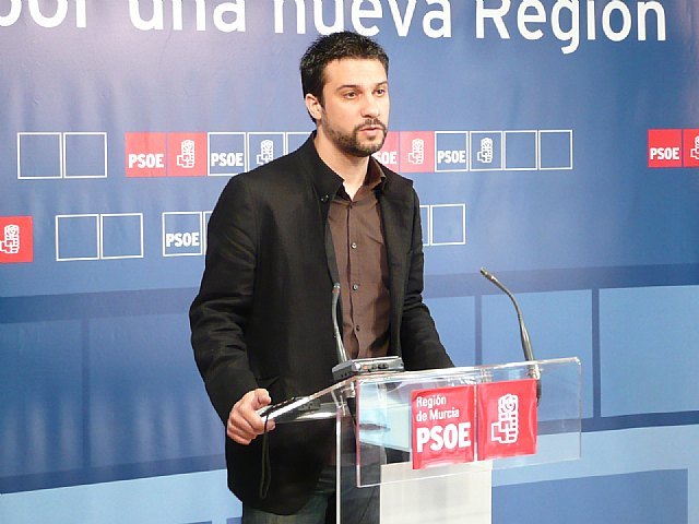 Joaquín López, portavoz del PSRM-PSOE