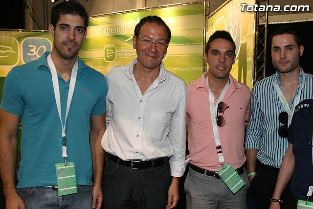 Los totaneros junto a Miguel Ángel Cámara, Secretario General del PP de la Región de Murcia y Alcalde de Murcia