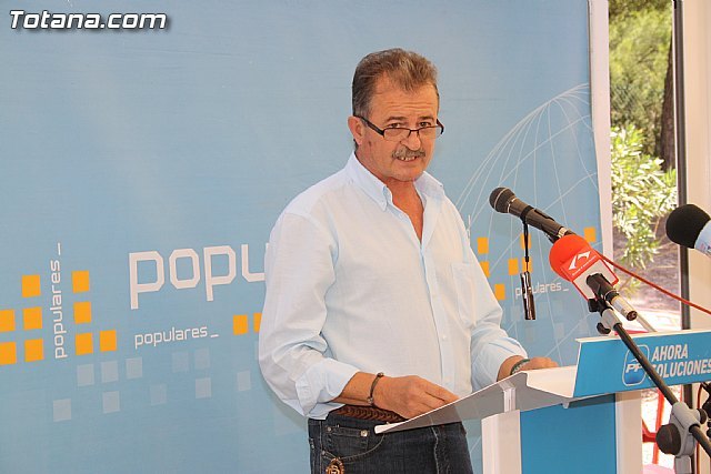 El presidente del Partido Popular de Totana, Bartolomé Peñalver, en una foto de archivo / Totana.com