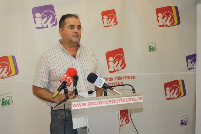 El portavoz de IU-Verdes en el Ayuntamiento, Juan José Cánovas. en una foto de archivo