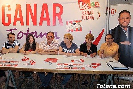 Concejales de Ganar Totana Izquierda Unida en una foto de archivo / Totana.com