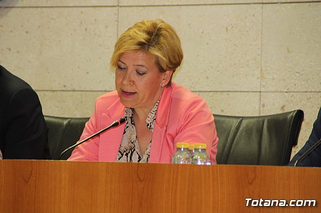 La concejal de Personal; Gertru R. Tudela, en una foto del pasado Pleno / Totana.com