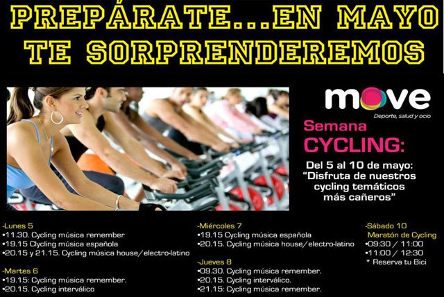 Move organiza 4 semanas temáticas durante el mes de mayo