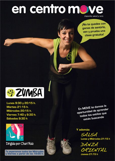 Clases de Zumba en MOVE con Chari Ruiz