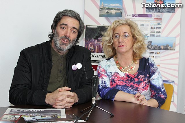 La concejal no adscrita Belén Muñiz anuncia que se integra en la Candidatura de Unidad Popular impulsada por PODEMOS Totana