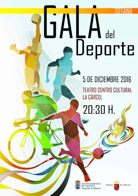 El Centro Sociocultural 'La Cárcel' acoge mañana la Gala del Deporte de Totana, a partir de las 20:30 horas, con la entrega de 13 premios