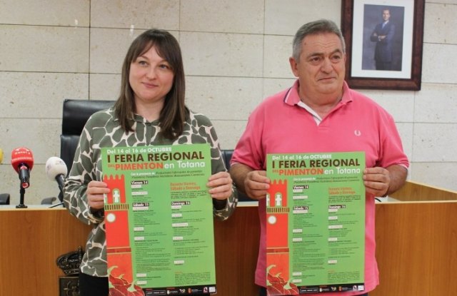 Totana acogerá la I Feria Regional del Pimentón, que tendrá lugar del 14 al 16 de octubre en la plaza de la Balsa Vieja