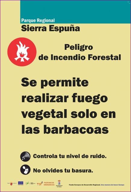 Mañana sólo se pueden efectuar fuegos vegetales con motivo de la romería de Santa Eulalia en las barbacoas habilitadas en los parajes de 'El Ángel' y 'El Grifo'