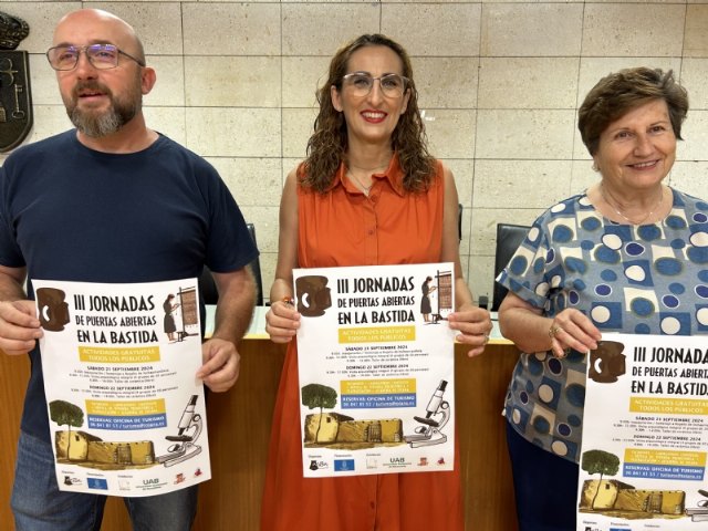 Las III Jornadas de Puertas Abiertas en La Bastida se celebrarán del 21 y 22 de septiembre