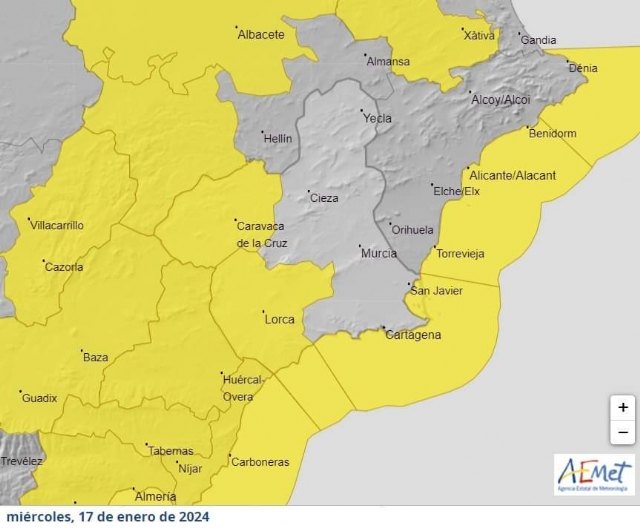 El viento de poniente arreciará en las próximas horas