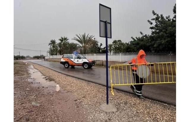 Aviso naranja por tormentas y lluvias en la comarca del Guadalentín