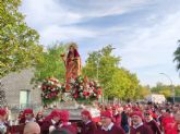 Más de un millar de peregrinos de Totana llegan a Mérida acompañados por la imagen de Santa Eulalia - Foto 6