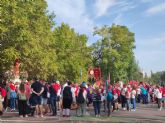 Más de un millar de peregrinos de Totana llegan a Mérida acompañados por la imagen de Santa Eulalia - Foto 22